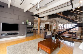 Contemporary interiors pair nicely with rustic bones in projects such as the award winning Decatur project.