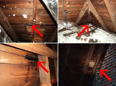 Click on the picture above to see a sample home inspection report