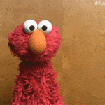Elmo is confused